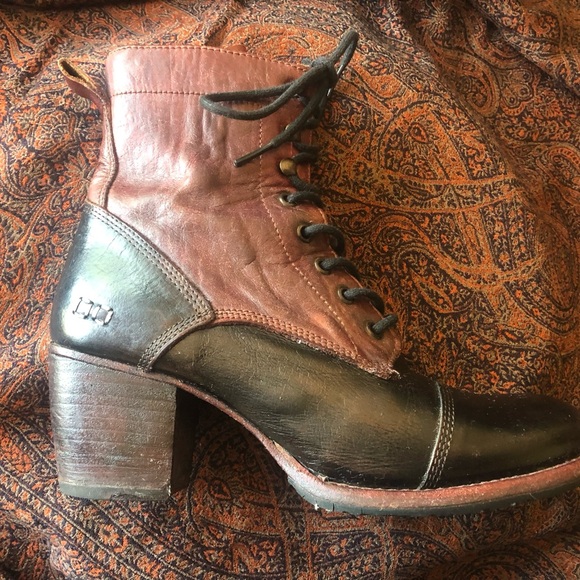EUC BED STU ‘JUDGEMENT’ BOOTS! BLACK/TEAK 9.5 - Picture 2 of 11